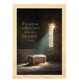 Faithworks Plaque - Nativity (5x7)