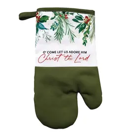Faithworks Oven Mitt - O Come Let Us Adore Him