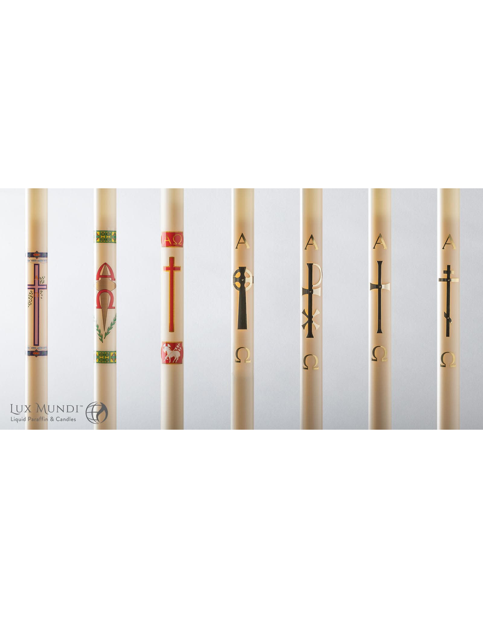 Lux Mundi Paschal Candle Oil Shell 2"x24"