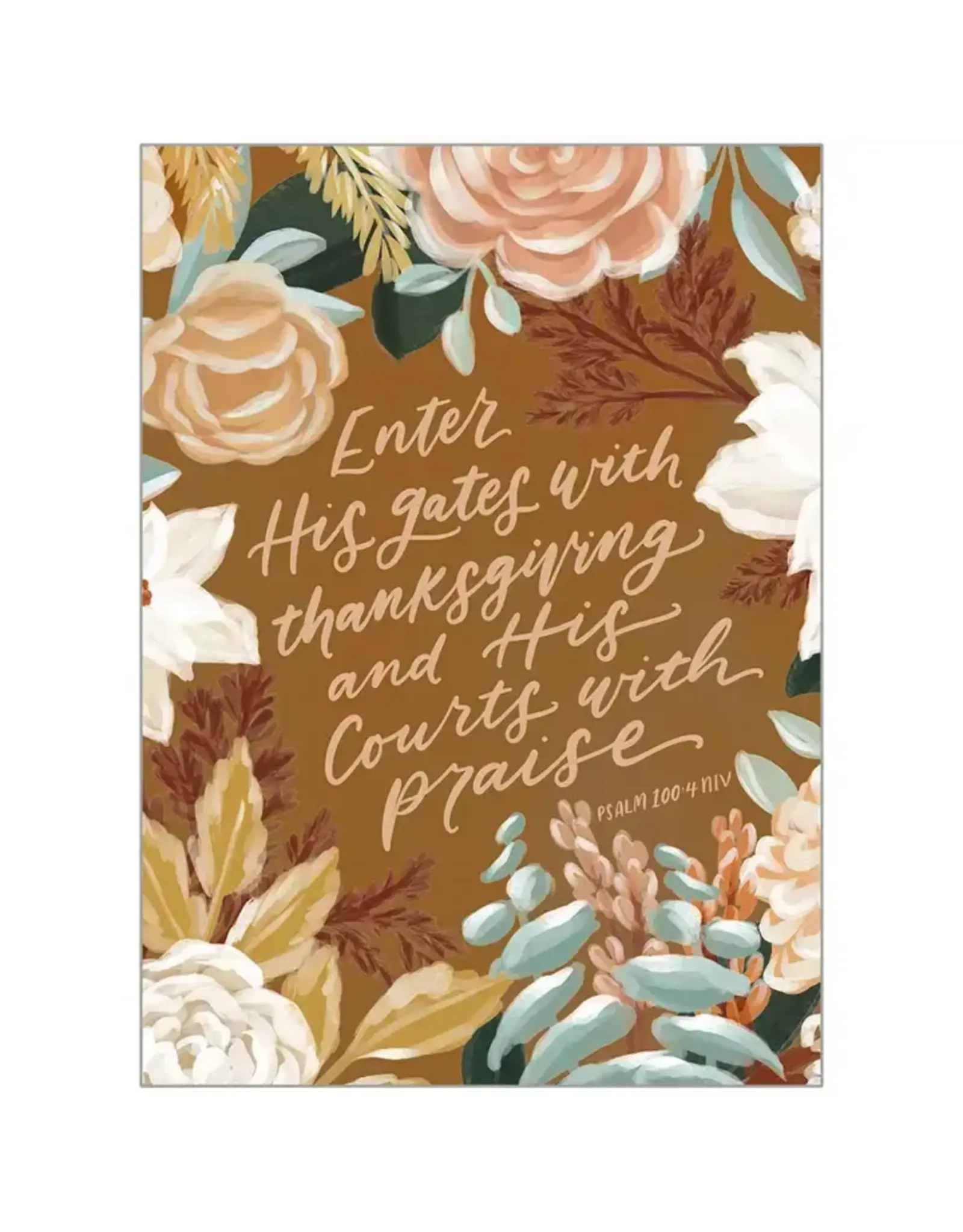 Legacy Publishing Thanksgiving Card - Enter His Gates