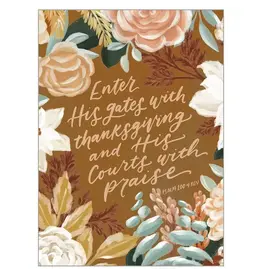 Legacy Publishing Thanksgiving Card - Enter His Gates