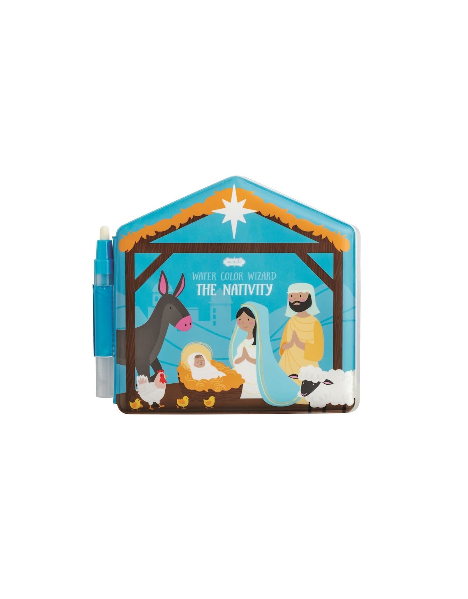 Mud Pie Nativity Water Wizard Book