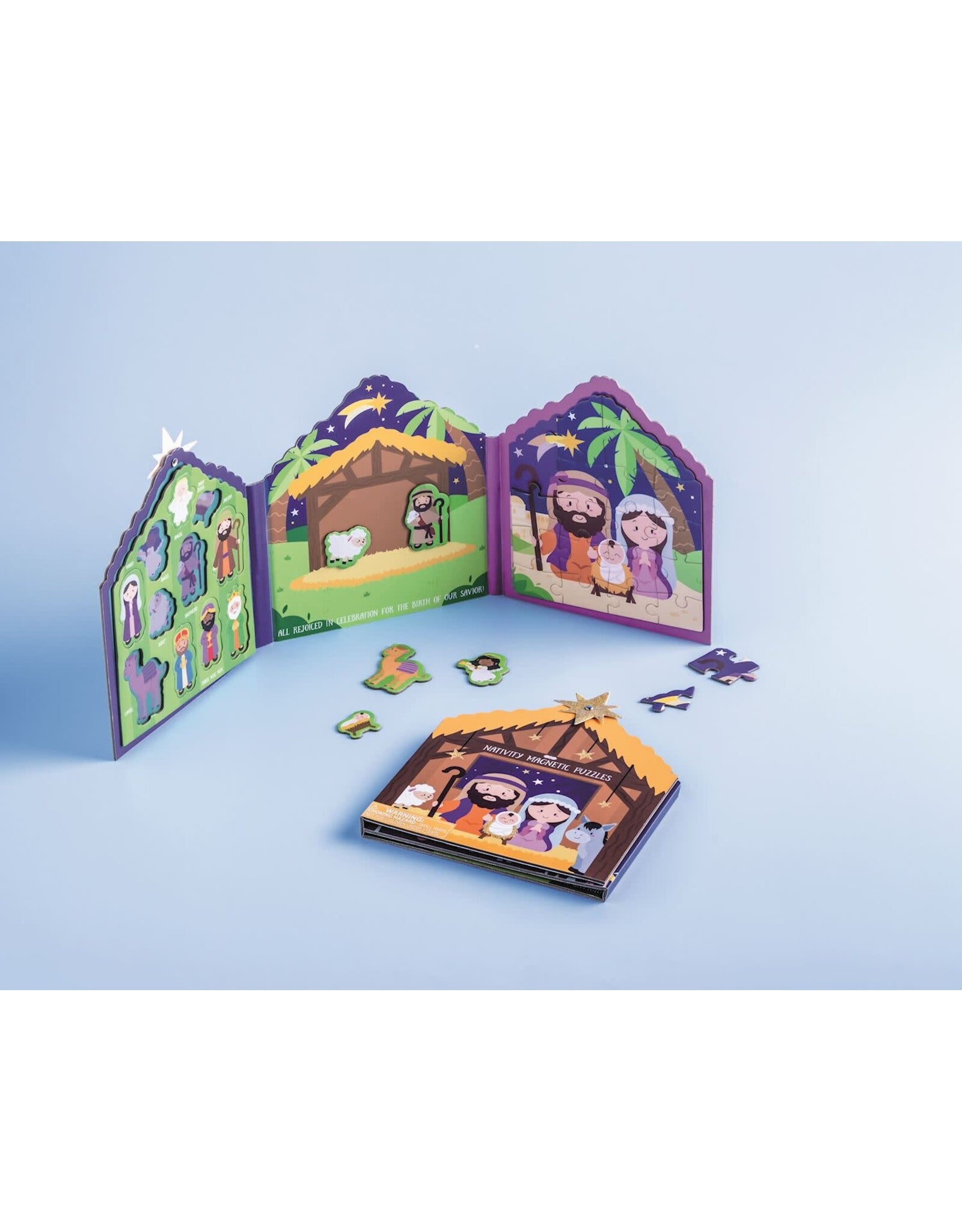 Mud Pie Nativity Magnetic Puzzle Set