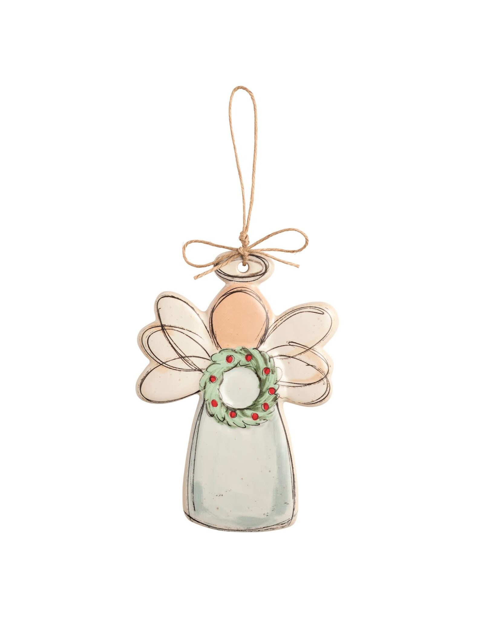 Mud Pie Ornament - Angel,
