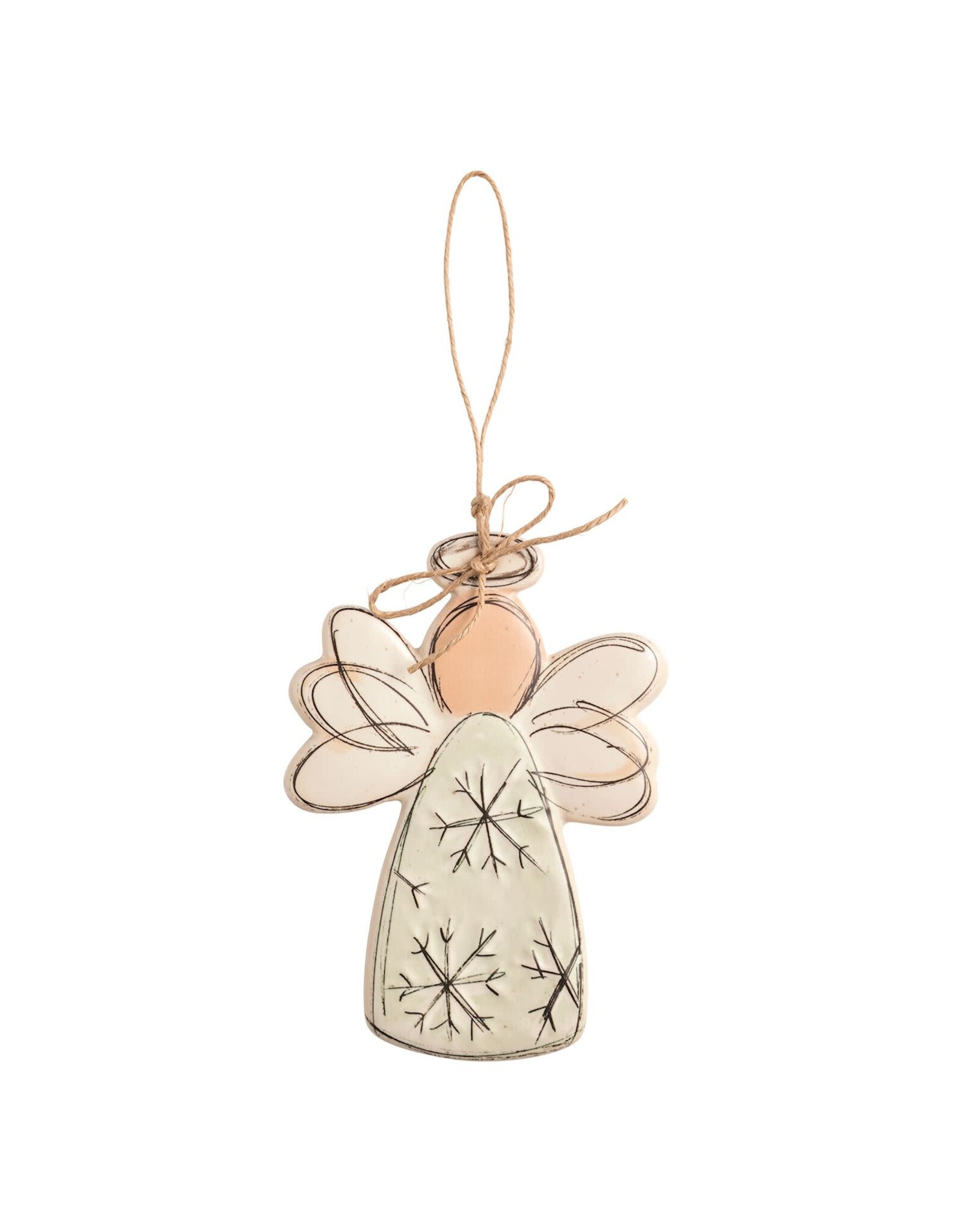 Mud Pie Ornament - Angel,