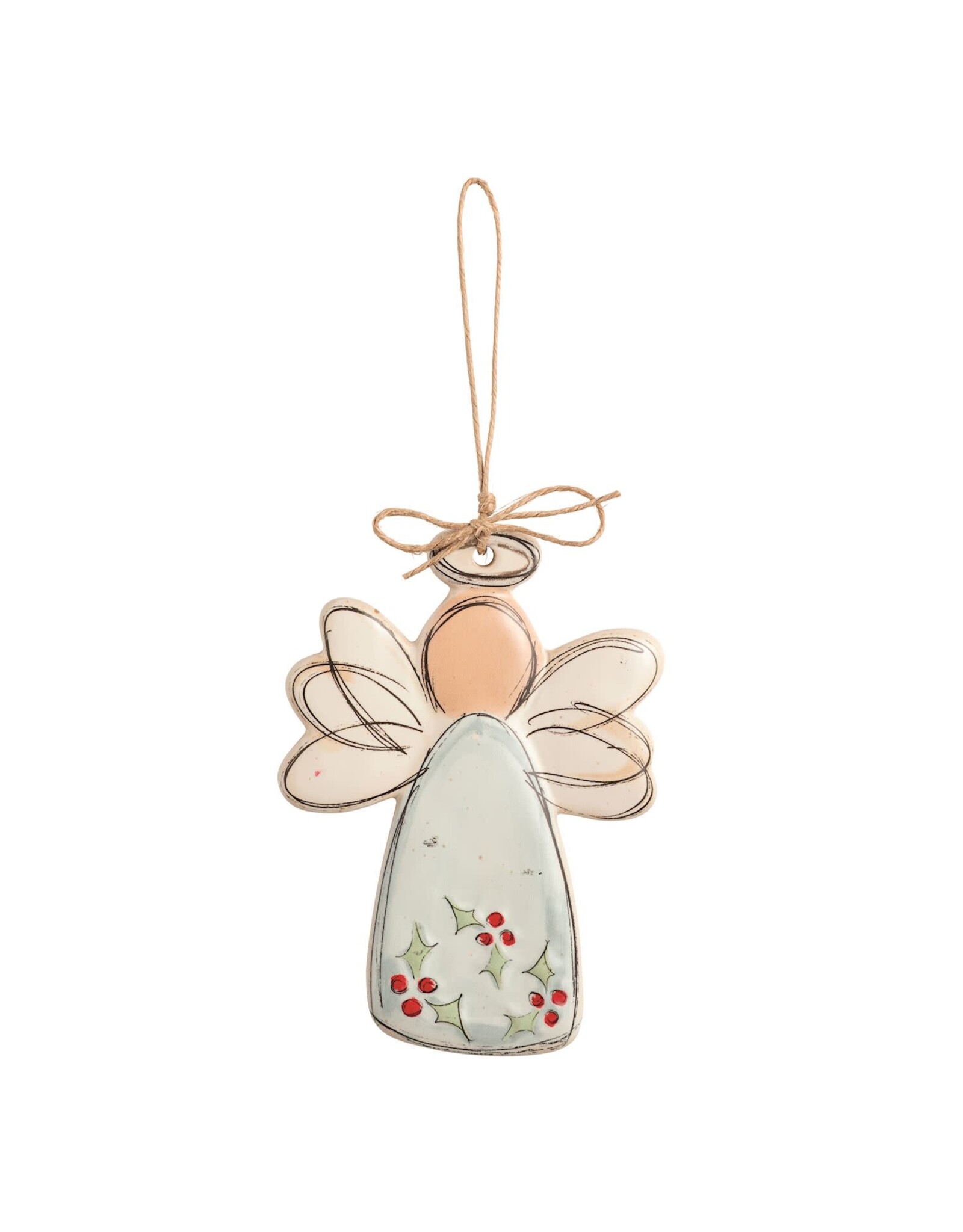Mud Pie Ornament - Angel,