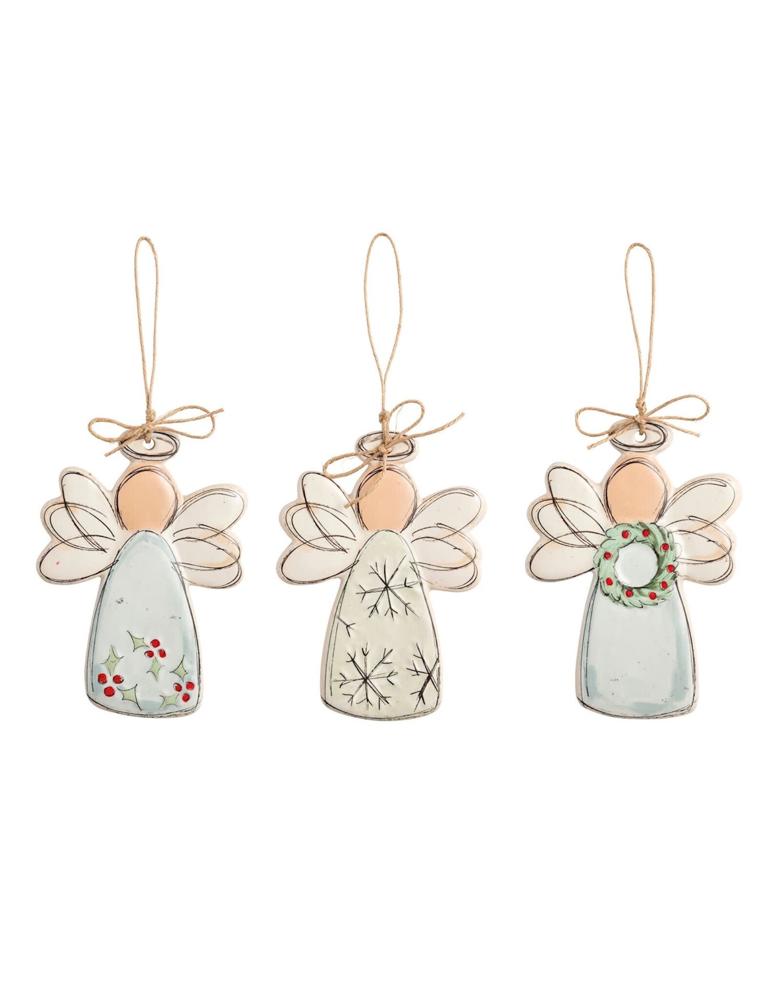 Mud Pie Ornament - Angel,