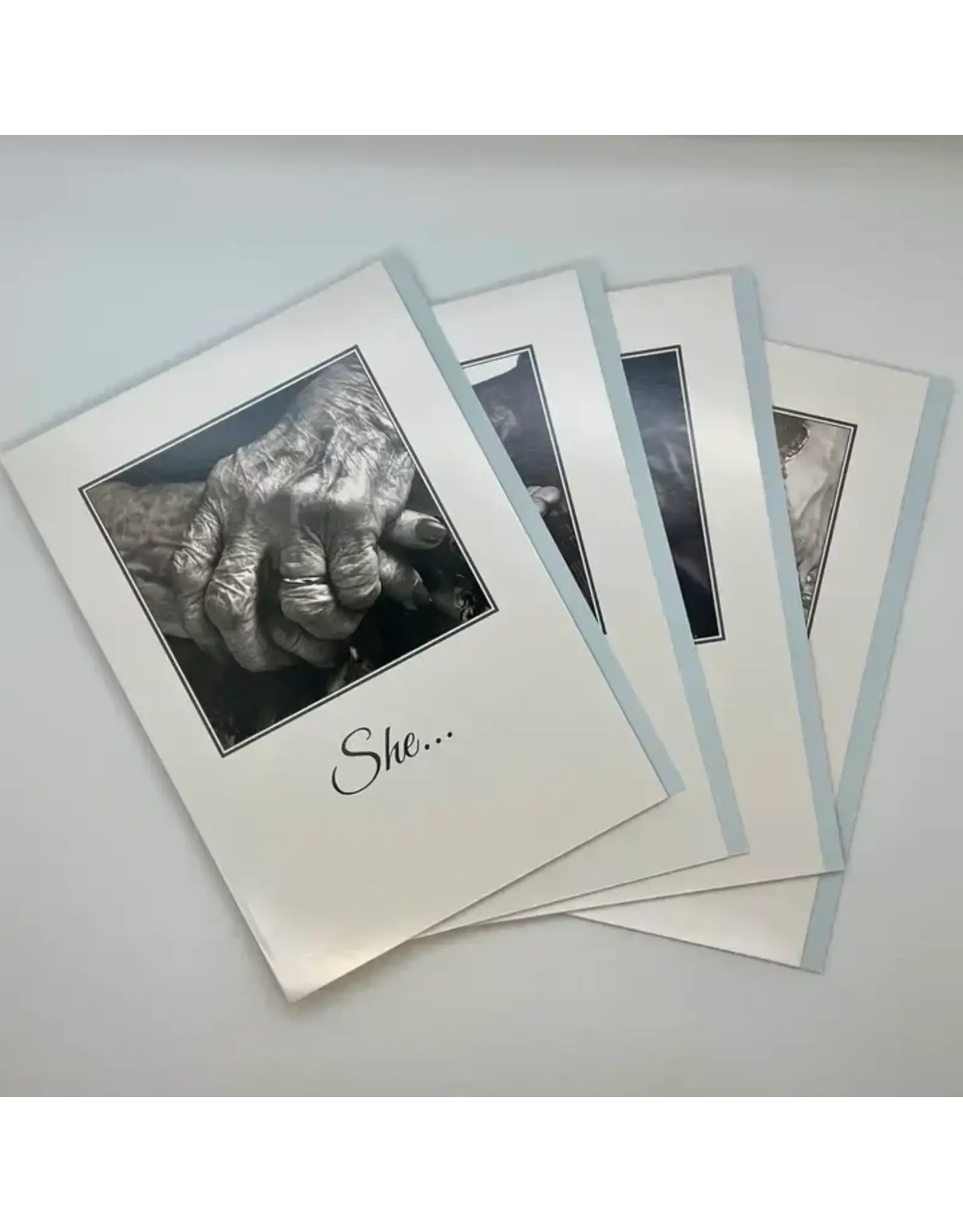 Gracefully Yours Boxed Sympathy Cards - Hands
