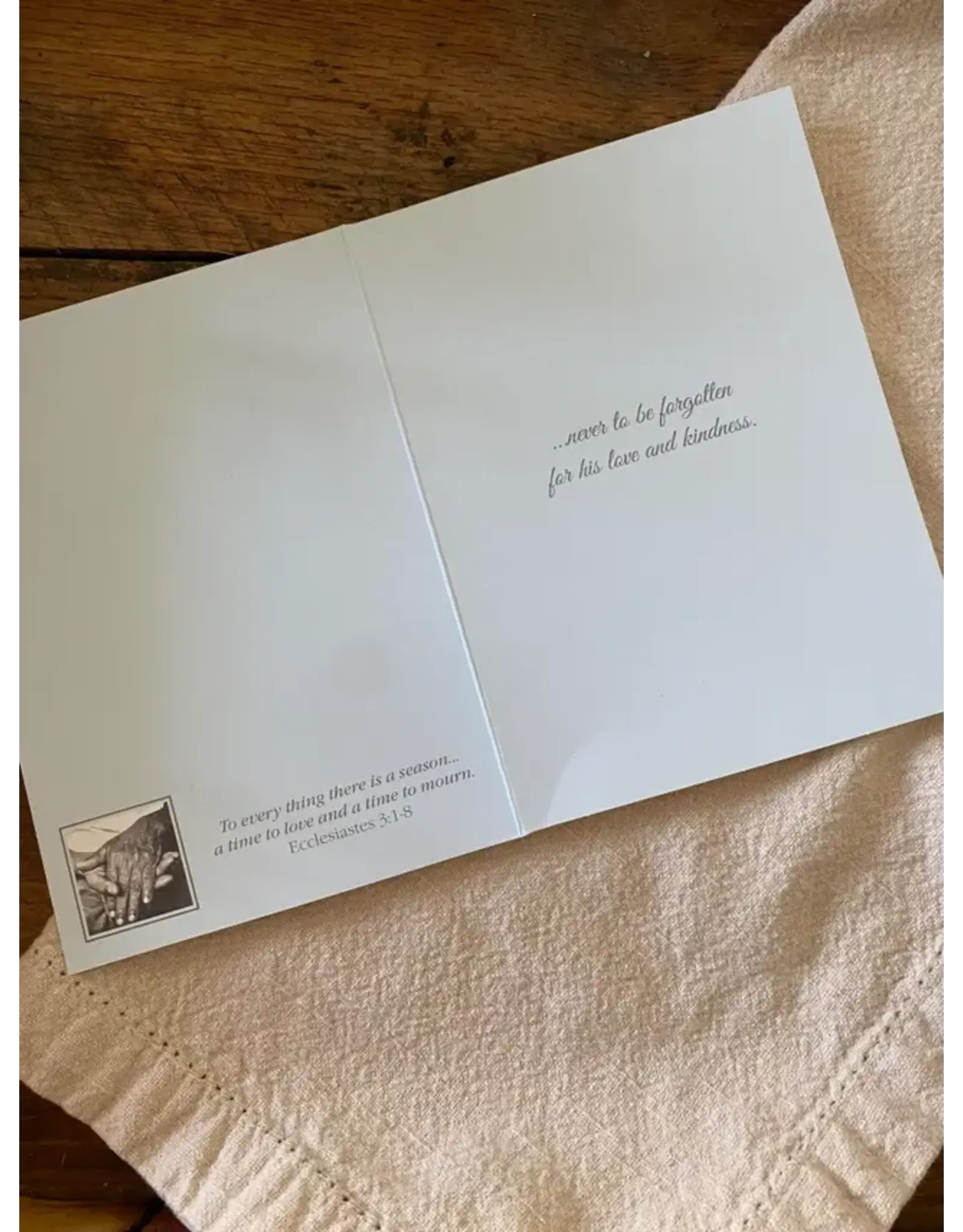 Gracefully Yours Boxed Sympathy Cards - Hands