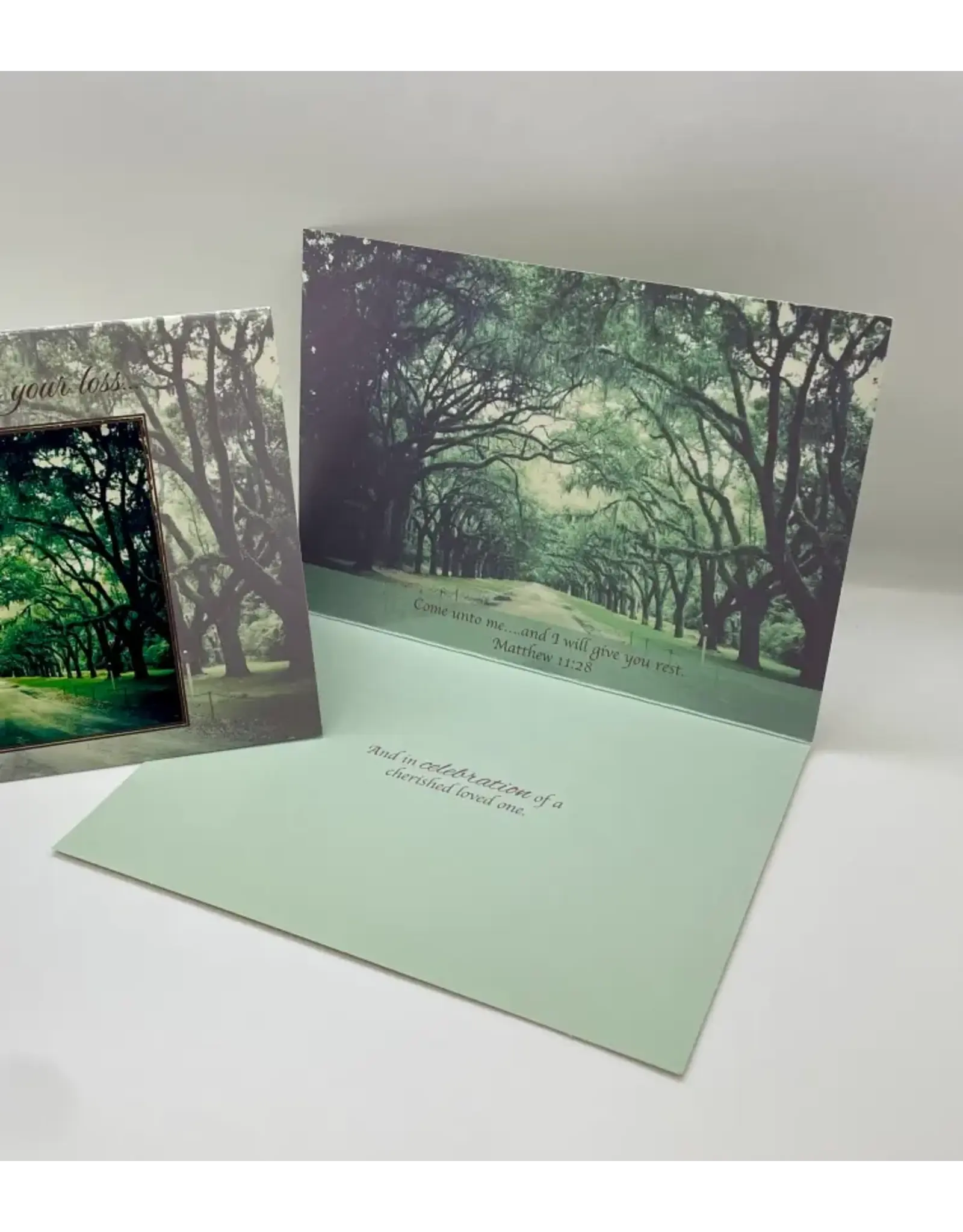 Gracefully Yours Boxed Sympathy Cards - Come Unto Me
