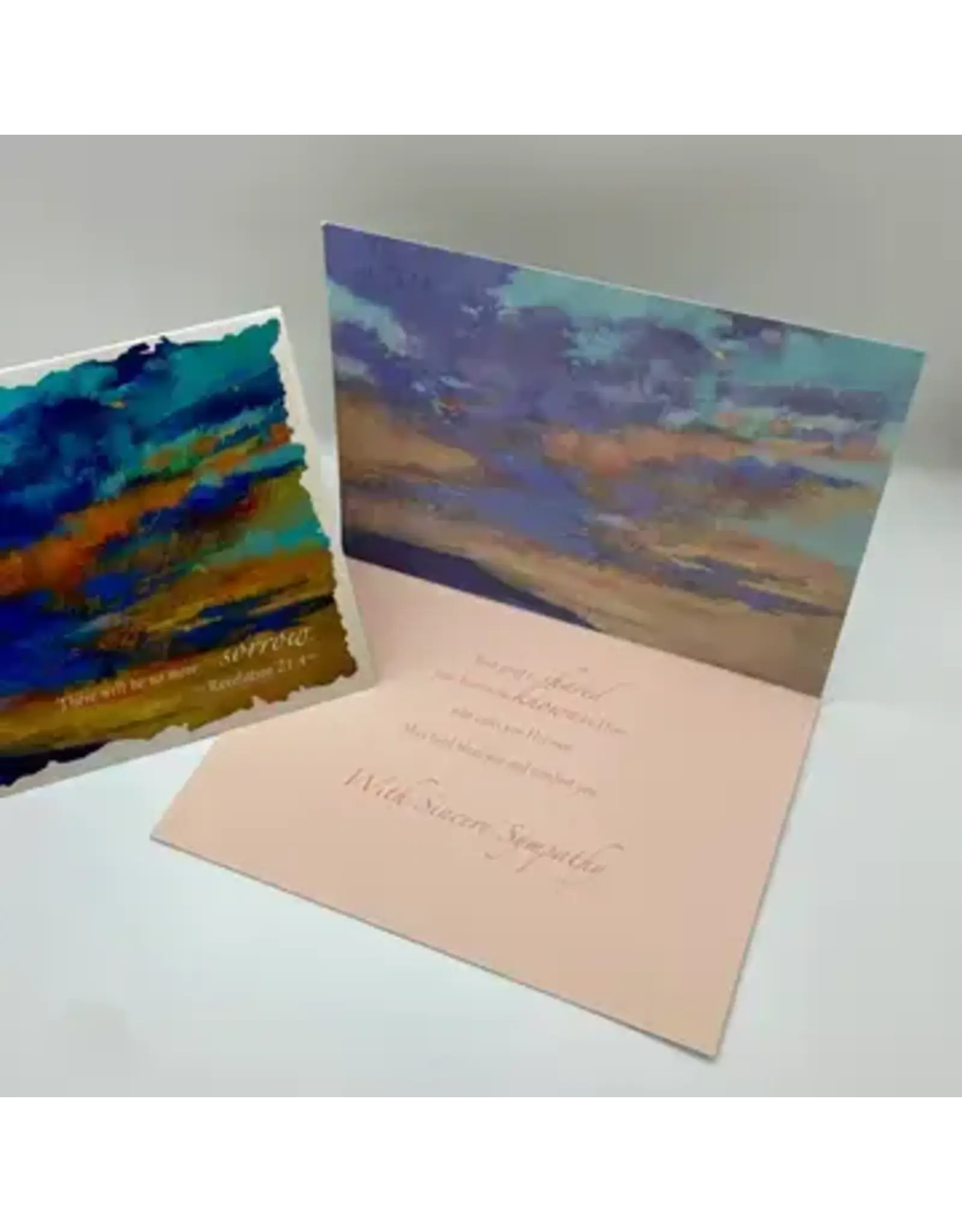 Gracefully Yours Boxed Sympathy Cards - Blessed Mourning