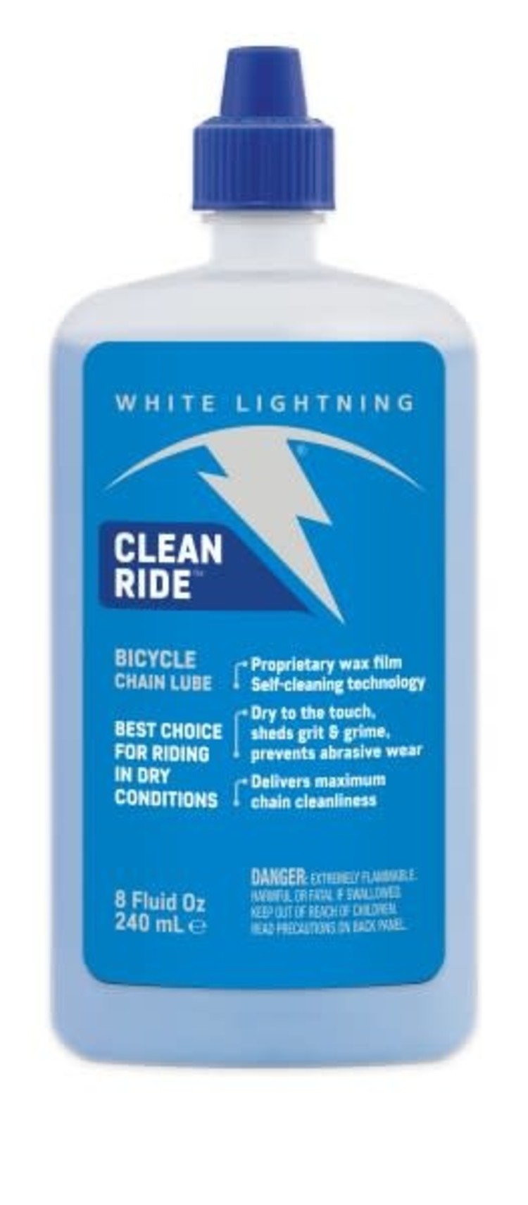 White Lightning Clean Ride Chain Lube 240ml