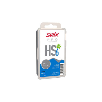 Swix HS6 Blue Ski and Board Wax -6°C/-12°C 60g