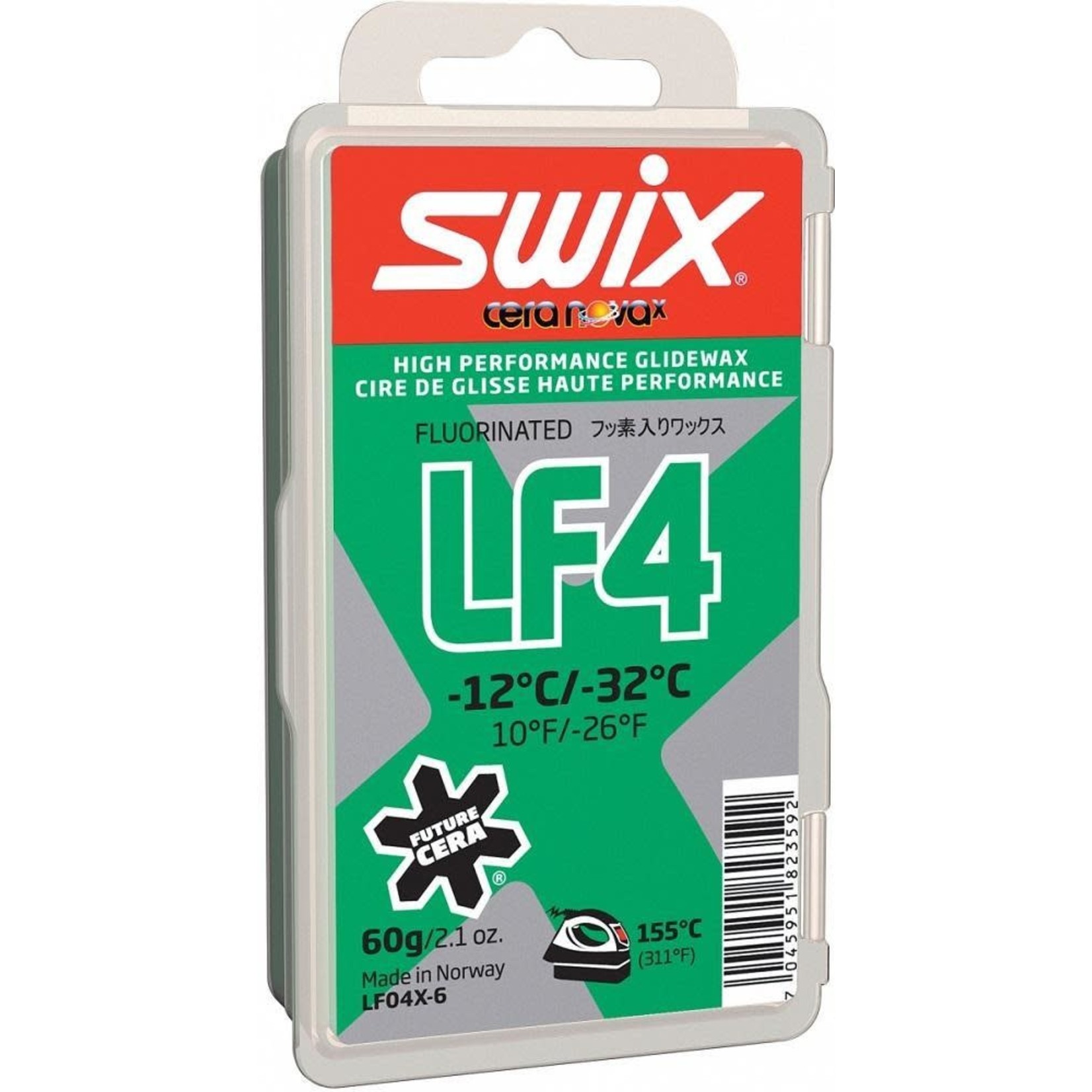 Swix LF4X GREEN, -12 C/-32 C, 60G