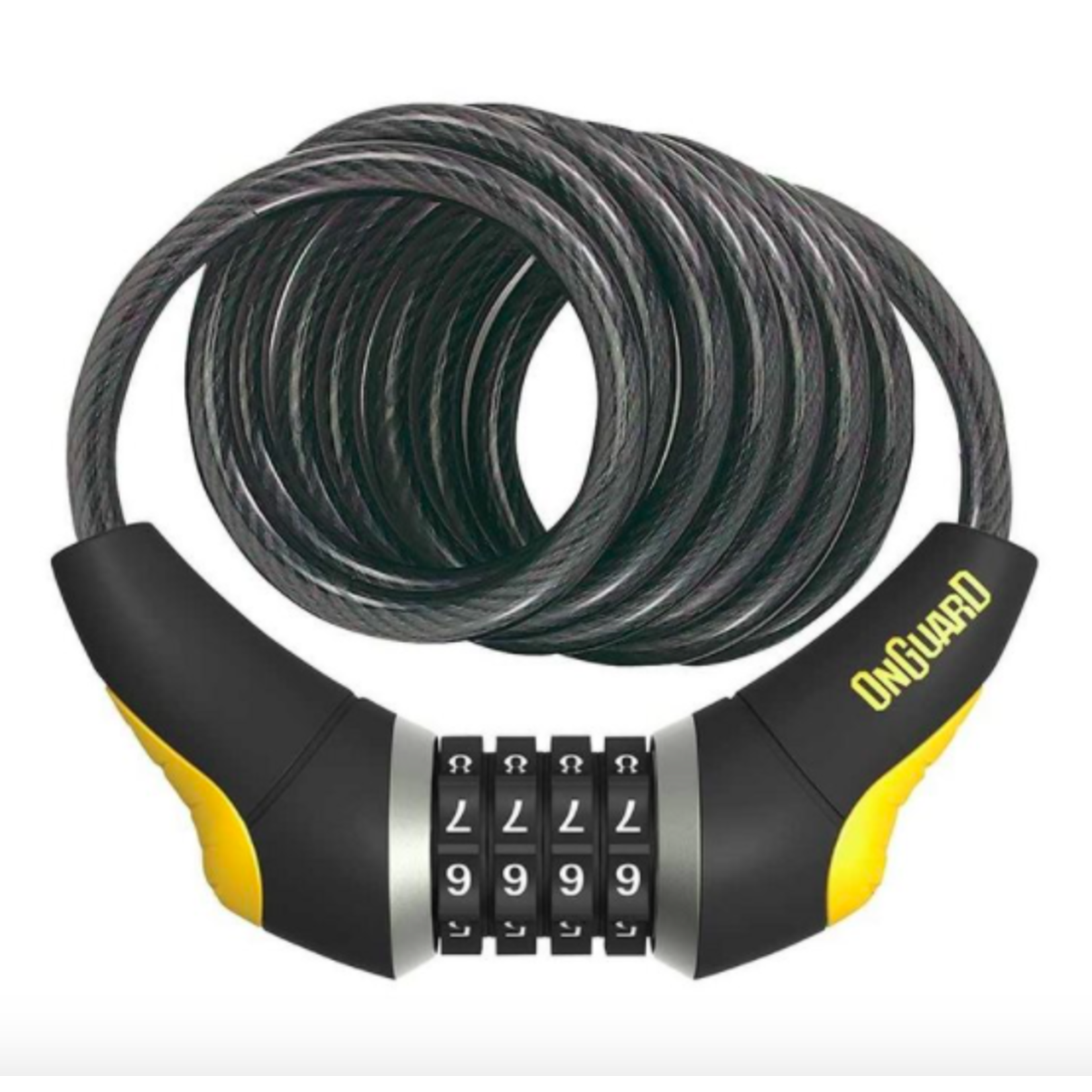 OnGuard OnGuard, Doberman 8030, Coil cable with combination lock, 15mm x 185cm