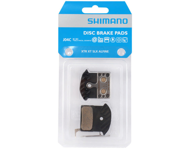 Shimano BR-M9000 J04C Disc brake pads Metal With fins Pair J type Y8LW98030