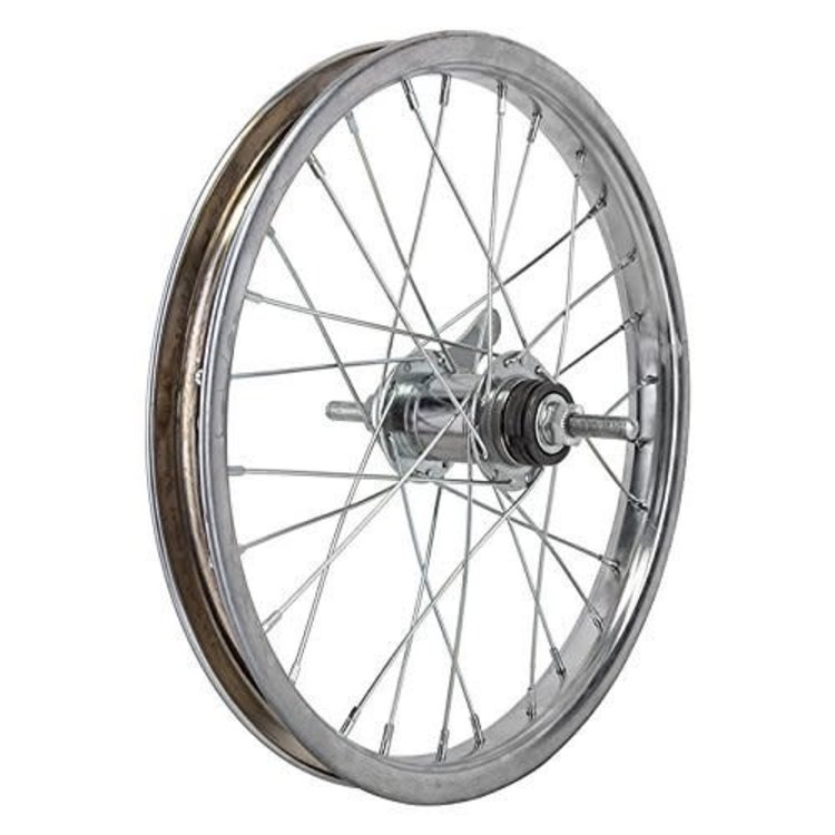 Asama 14” Alloy Rim w/Steel Coaster Rear Hub 28H