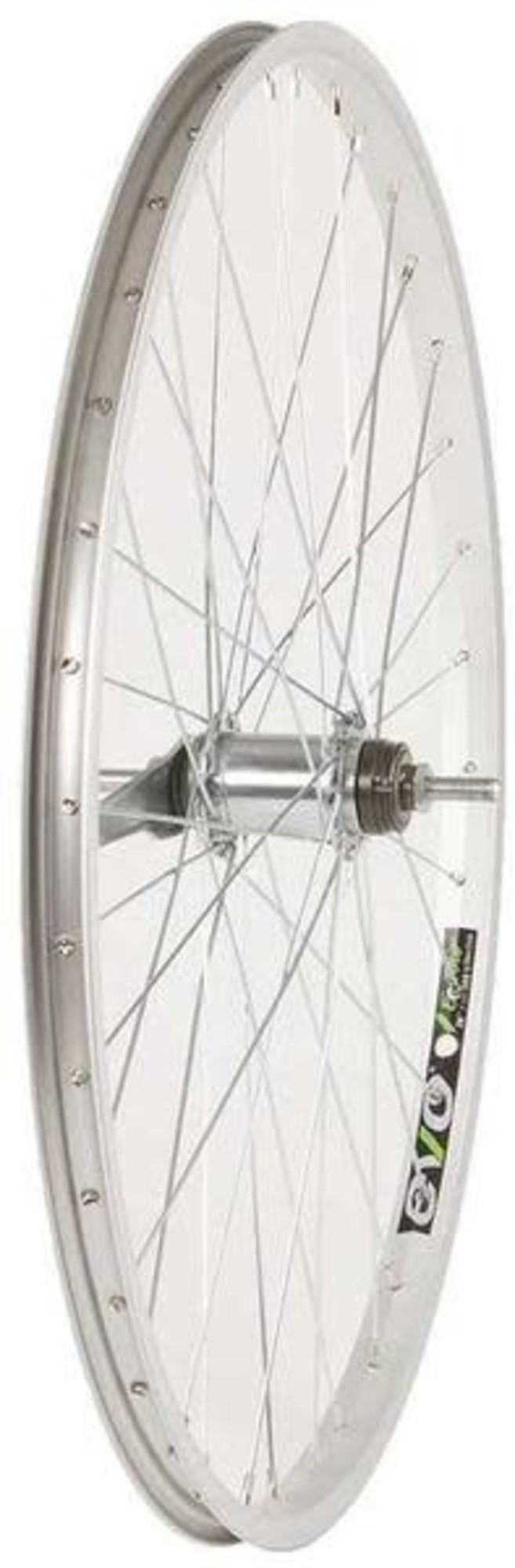The Wheel Shop, 20" EVO E-Tour 20 Silver/ Stainless Wheel, Rear, 20'', 36 spokes, CB-E110, Bolt-on, CB-E110
