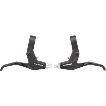 Tektro 2 Fingers V-Brake Levers, Compatible With Thumb Shifter