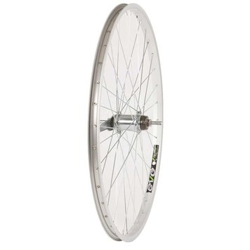 Wheel Shop, Evo Tour 20 Silver/ Shimano CB-E110, Wheel, Rear, 26'' / 559, Holes: 36, Bolt-on, 110mm, Coaster, Coaster