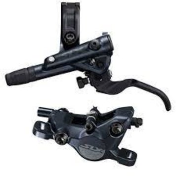 Shimano Disc Brake Assembled Kit/J-Kit, SLX, BL-M7100(L), BR-M7100(F), Metal Pad(W/Fin), 1000mm Hose (SM-BH90-SBM Black)