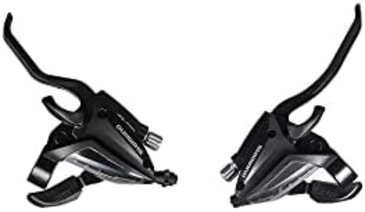 Shimano Shift / Brake Lever Set ST-EF500-4A 3 by 8 Speed EZ-Fire Plus 4F-Alloy For V-Brake Black