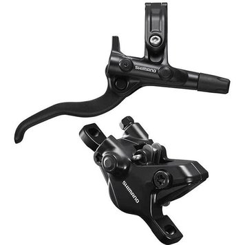 Shimano, Deore BL-M4100 / BR-MT410, MTB Hydraulic Disc Brake, Rear, Post mount, Disc: Not included, Black