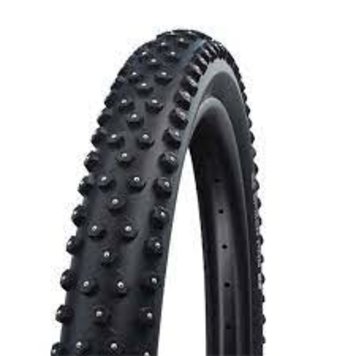 Schwalbe, Ice Spiker Pr, 26 x 2.10, Wire, Winter, Clincher, LiteSkin, Studded, RaceGuard, 67TPI, 30-55PSI, Black