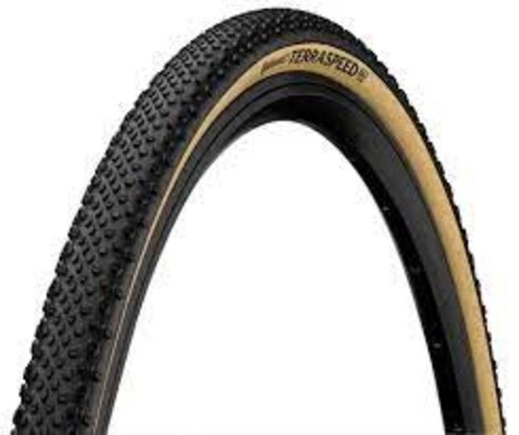 Terra Speed 650B x 40 Cream Sidewall Fold ProTection TR + Black Chili