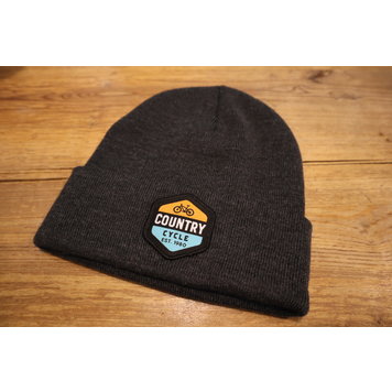Country Cycle Toque Grey with Logo patch