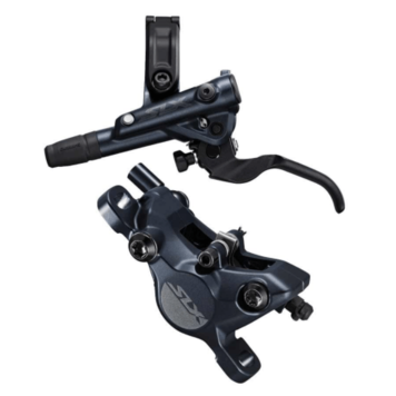 Shimano, SLX BL/BR-M7100, MTB Hydraulic Disc Brake, Front, Post mount, Disc: Not included, 425g, Black, Set