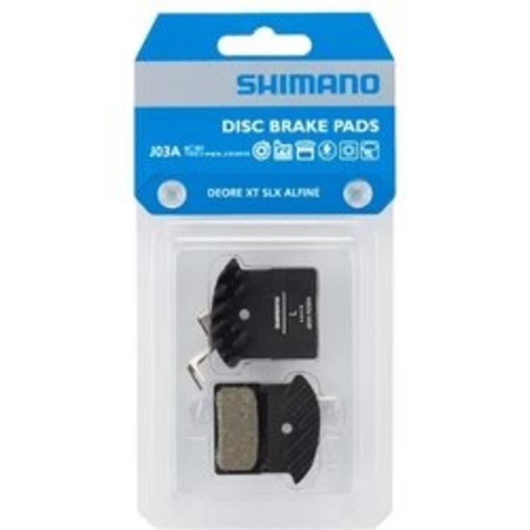 Shimano Disc Brake Pad J03A Resin Pad & Spring With Fin