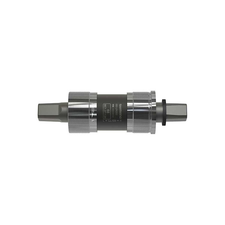 Shimano, BB-UN300 LL113, Square Taper BB, British, 73mm, : 113mm, Silver