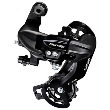 Shimano, Tourney RD-TY300, Rear derailleur, 6/7sp., SGS, Black, Direct attachment