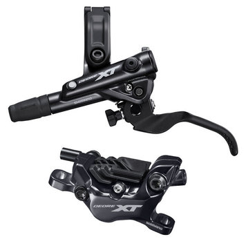 Shimano Disc Brake Assembled Set/J-Kit, XT, BL-M8100(L), BR-M8120(F), Metal Pad(W/Fin), 1000mm Hose(SM-BH90-SBM Black)
