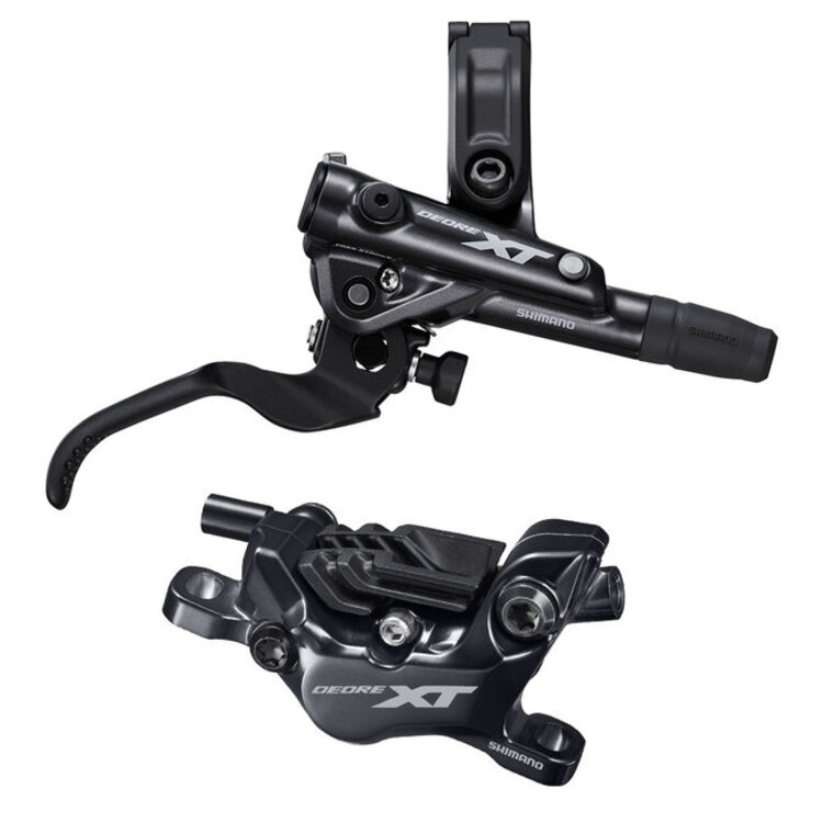 Shimano Disc Brake Assembled Set/J-Kit, XT, BL-M8100(R), BR-M8120(R), Metal Pin(W/Fin), 1700mm Hose(SM-BH90-SBM Black)
