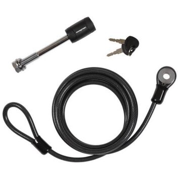 Swagman Locking Threaded Hitch Pin - 1/2" Plus 6.5 ft.  Cable