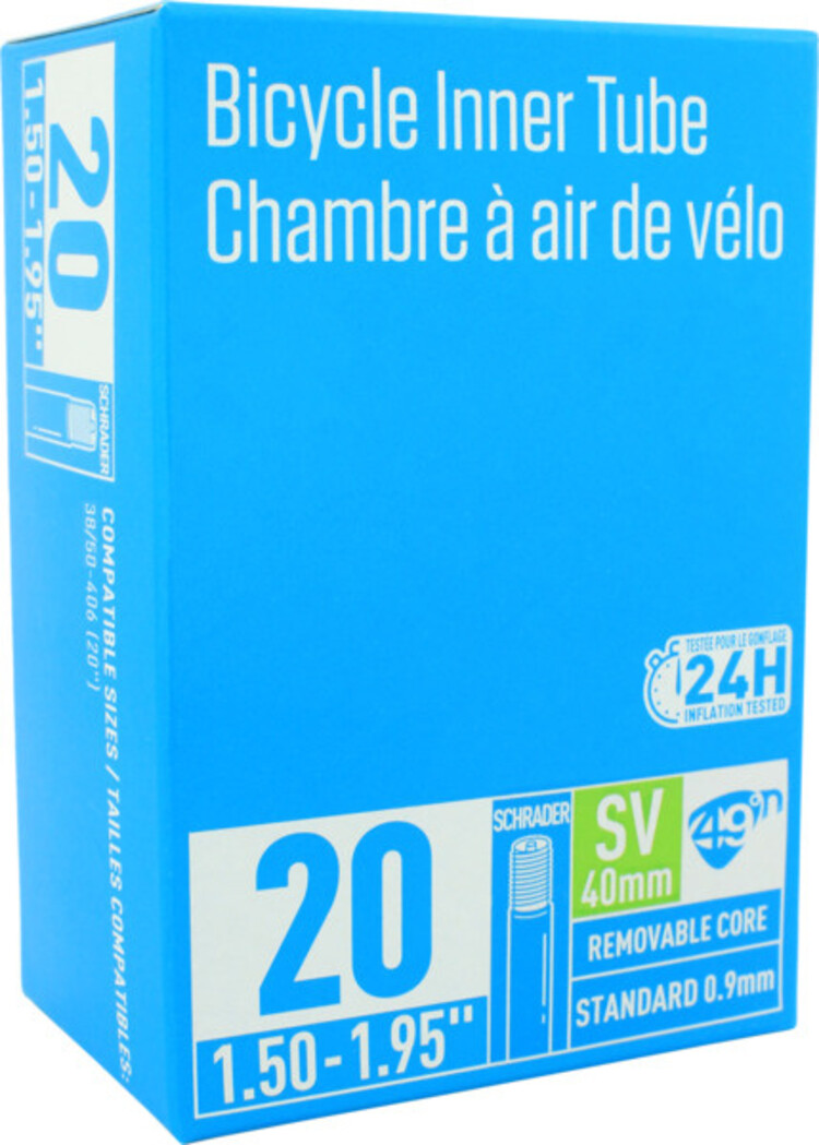 49N Schrader Tube 20 x 1.50 - 1.95