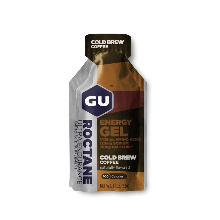 GU Roctane Energy Gels Cold Brew Coffee Single