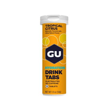 GU Electrolyte Drink Tablets Tropical Citrus Single