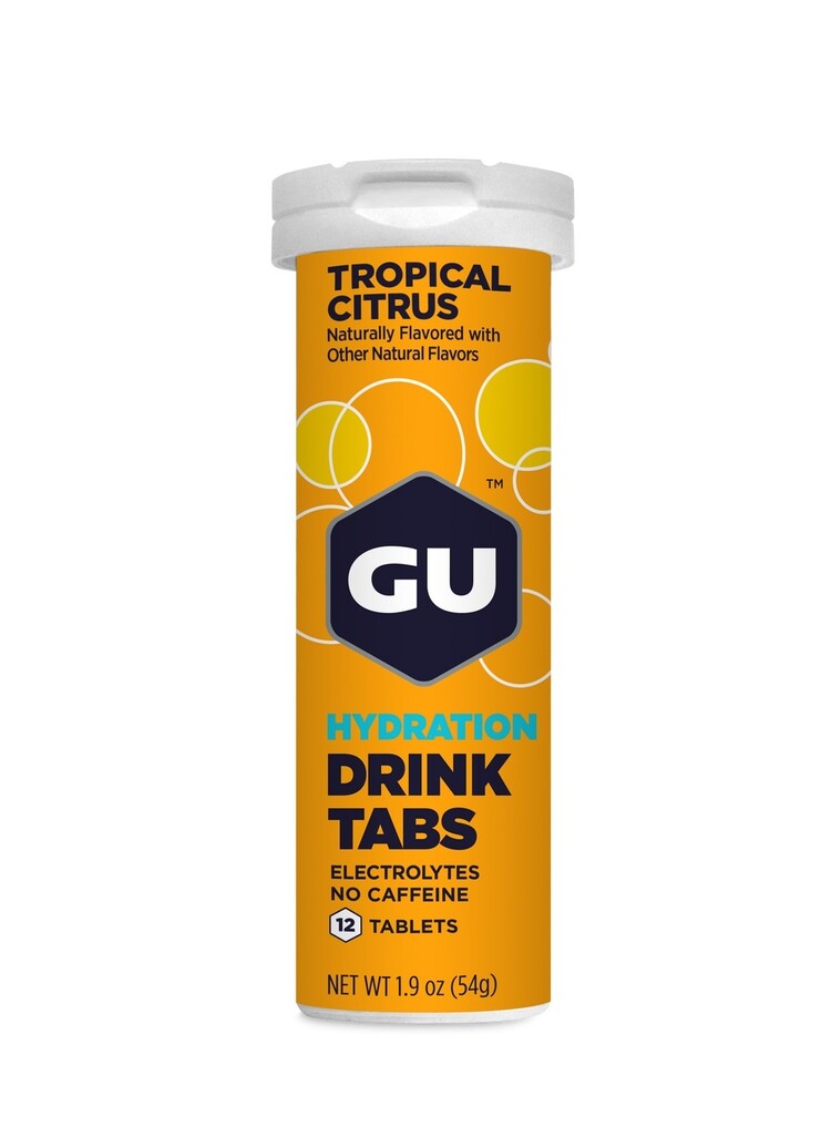 GU Electrolyte Drink Tablets Tropical Citrus Single