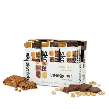 Skratch Labs Energy Bar: Peanut Butter + Chocolate Single