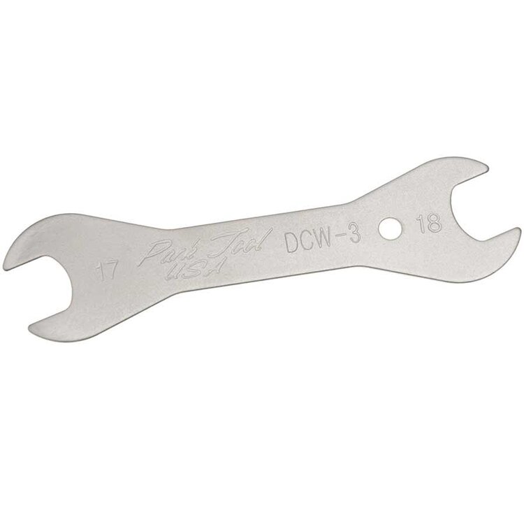 Park Tool, DCW-3, Double-ended cone wrench, 17mm/18mm