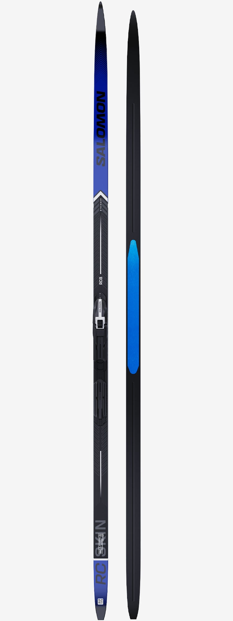 Salomon XC Ski Set RC8 eSKIN +SHIFT Blue/Black