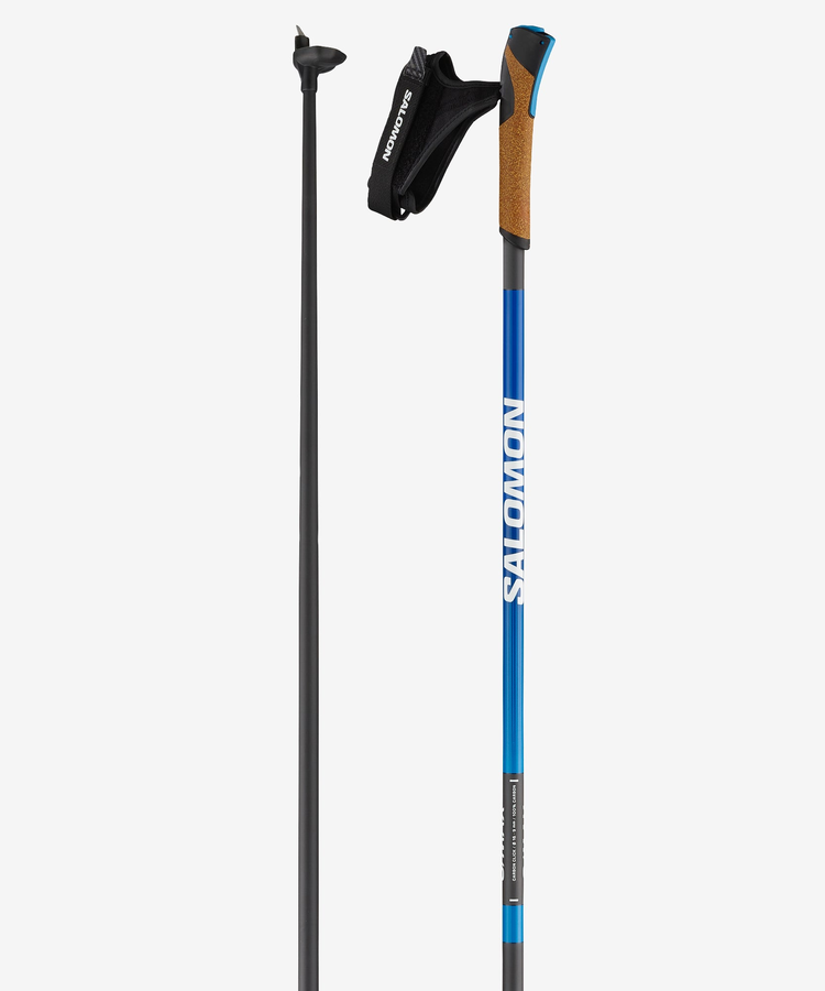 Salomon Poles S/Max Carbon Click Race Blue