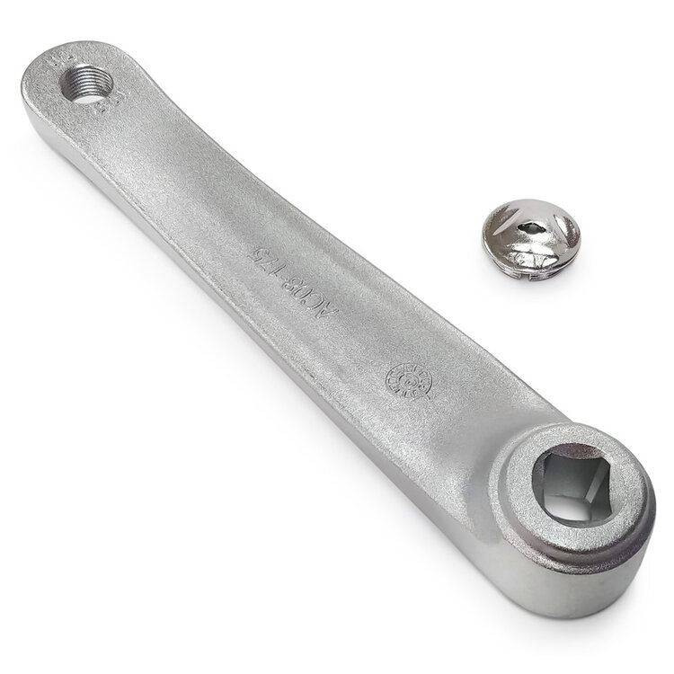 Damco Left Crank Arm Silver 175mm
