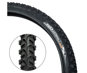 CST Megabite Mountain Bike Tire - 26 Inch MTB Tire, Black Wall, 1.95/2.10 Width