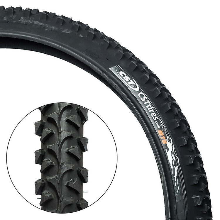 CST Tire MTB 26 x 1.95 Skin Black [C1040]