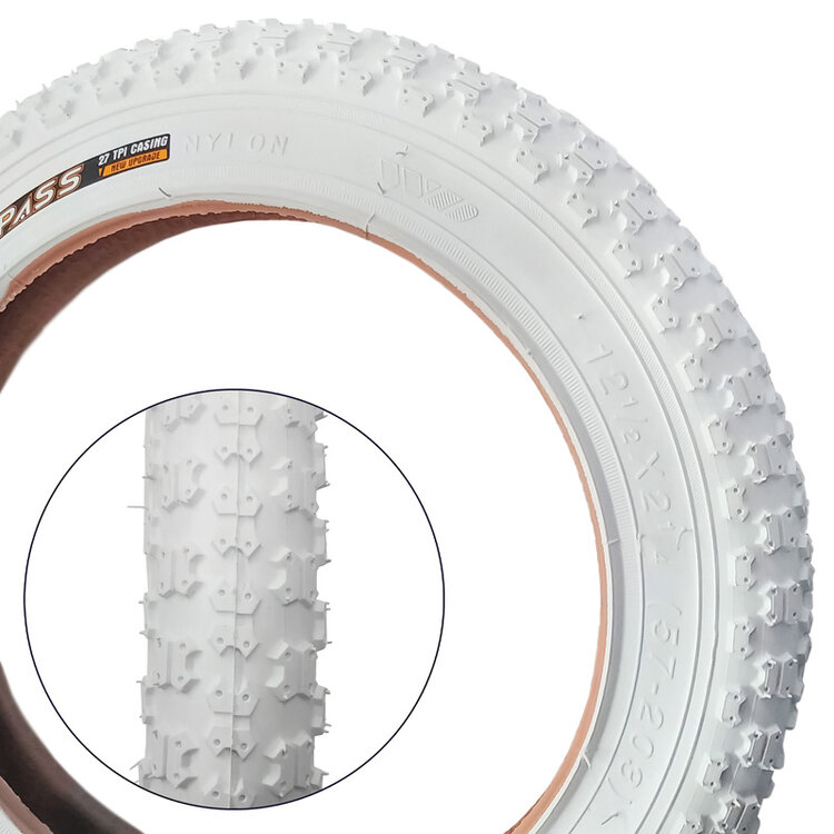 Damco Competition 111 12 1/2 x 2 1/4 White Tire