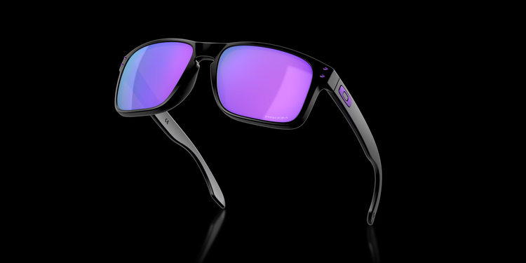 Oakley Holbrook Matte Black w/ Prizm Violet Sunglasses